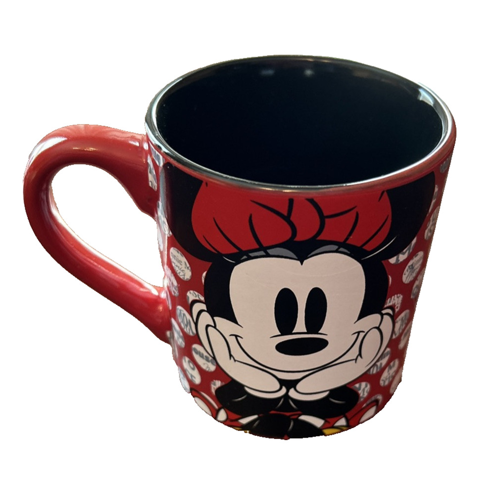 DISNEY Minnie Mouse Coffee Tea Mug Cup Microwave Dishwasher Safe Polka Dot 20oz.